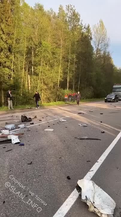 Серьёзное ДТП произошло на Сланцевском шоссе