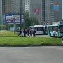 Серьёзное ДТП на Большевиков движение всего общественного транспорта парализовано