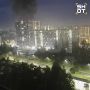 Крупный пожар произошел на территории завода "Авангард" в Калининском районе Петербурга