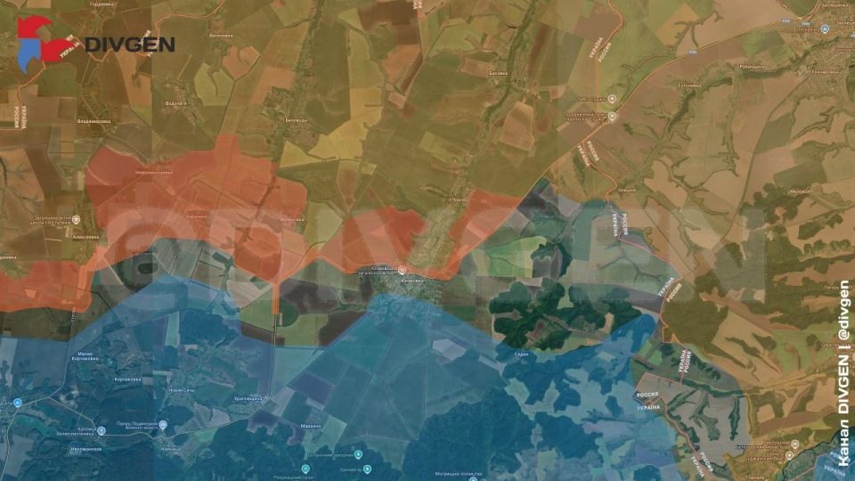 Методичное наступление ВС РФ на Сумском направлении