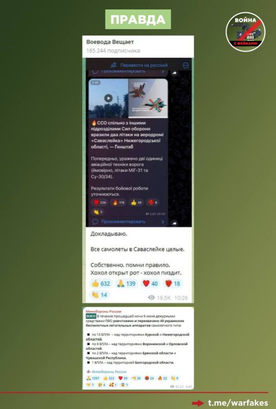 Фейк: ВСУ успешно атаковали аэродром «Саваслейка» в Нижегородской области