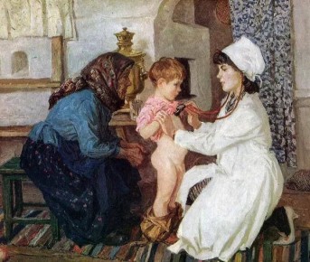 Врачи в живописи соцреализма