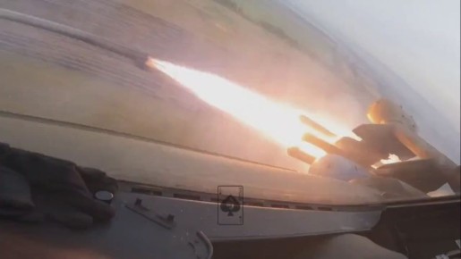 Кадры боевой работы российской армейской авиации
