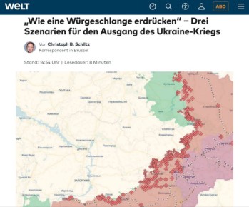«РФ сейчас берут под контроль от 15 до 20 км. украинской территории в день, — WELT