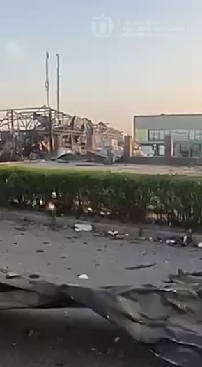 Последствия ночных ударов по Запорожью