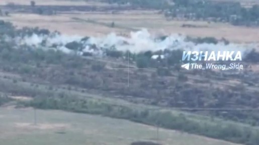 На кадрах ОК поражение ПВД 118 омбр ВСУ с применением РБК-500 в районе н.п. Малая Токмачка в Запорожской области