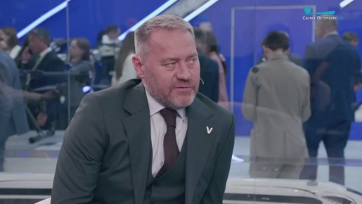 В «Экспофоруме» работает студия телеканала «Санкт-Петербург», гостями которой становятся видные представители общественности