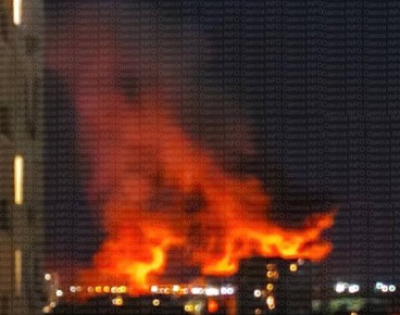 Ночная Одесса после прилетов