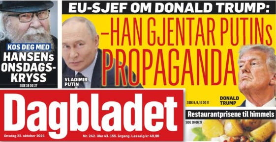  :   Dagbladet     :      :    