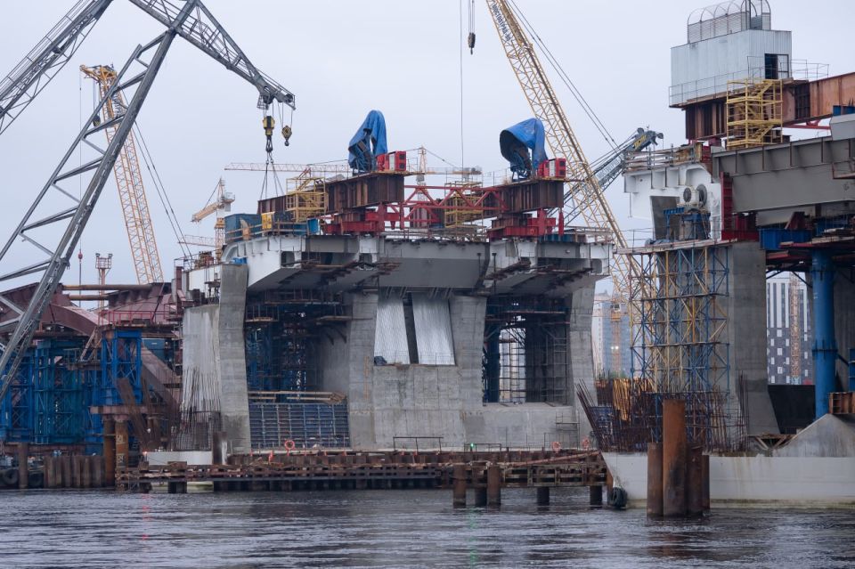 Посмотрите, как строится Большой Смоленский мост Посмотрите, как строится Большой Смоленский мост