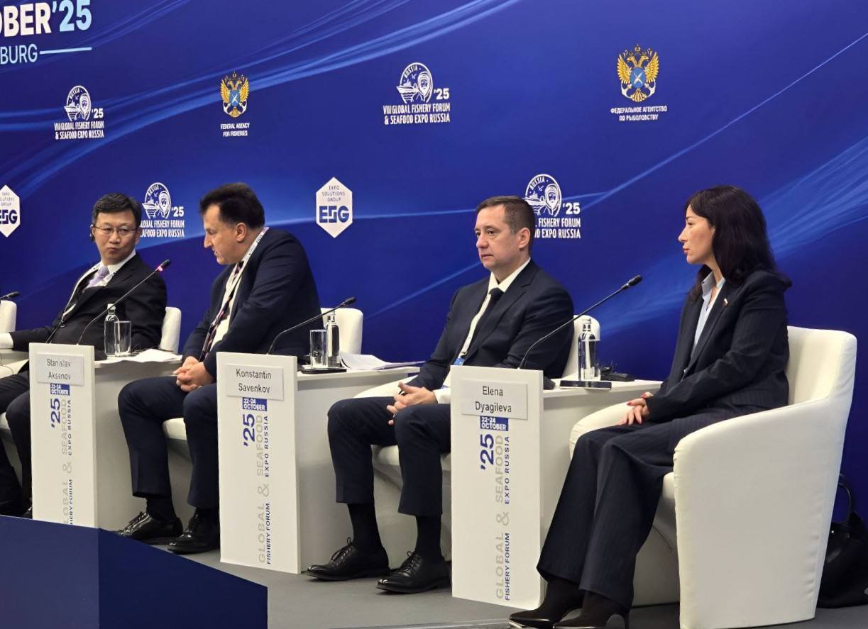 Константин Савенков рассказал об экспорте российской рыбопродукции в рамках VIII Международного рыбопромышленного форума и Выставки рыбной индустрии в Санкт-Петербурге Константин Савенков рассказал об экспорте российской рыбопродукции в рамках VIII Международного рыбопромышленного форума и Выставки рыбной индустрии в Санкт-Петербурге
