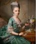 Михаил Онуфриенко: Георг Давид Матьё. 1774 год. Портрет Софии Фредерики Мекленбург-Шверинской с подарочной моделью айфона в руке