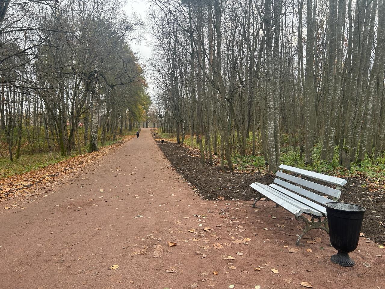 Второй этап ремонта дорожно-тропиночной сети завершился в Приоратском парке Второй этап ремонта дорожно-тропиночной сети завершился в Приоратском парке