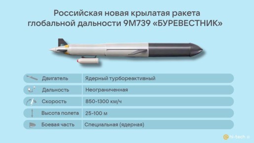 Юрий Подоляка: Россия успешно испытала стратегическую КР «Буревестник» (с ядерной энергетической установкой)