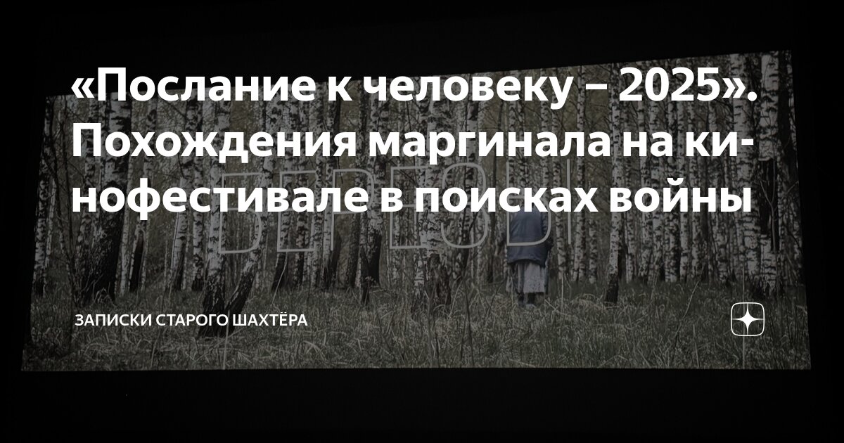В поисках войны и СВО на кинофестивале «Послание к человеку – 2025»