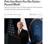 ‘Российская ракета ‘Буревестник’ спроектирована так, чтобы обойти ‘Золотой купол’ Трампа’ – The New York Times