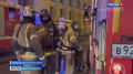 В Петербурге загорелось здание "Лениздата"