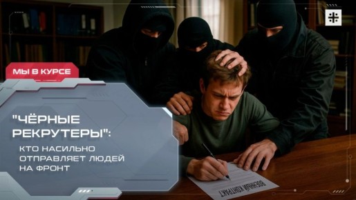 — СМОТРЕТЬ. "Чёрные рекрутеры": кто насильно отправляет людей на фронт Увезли в неизвестном направлении, насильно женили, а затем — заставили подписать контракт