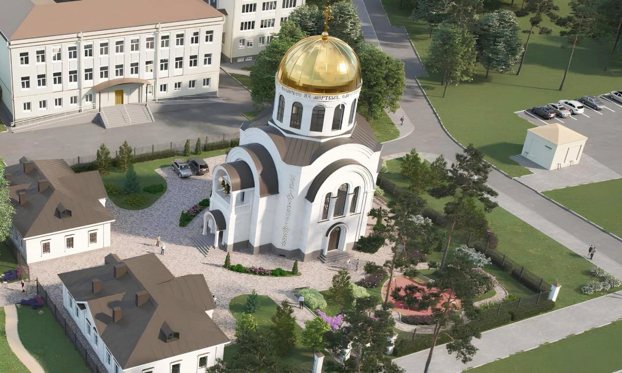 Что за храм строят у Пискаревского мемориального кладбища