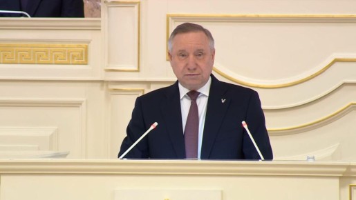 Завершая выступление, губернатор Александр Беглов, представляя Законодательному Собранию в первом чтении проект бюджета СанктПетербурга на 2026-2028 годы, сообщил: