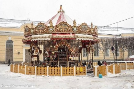 Рождественскую ярмарку в Петербурге оформят в русском стиле