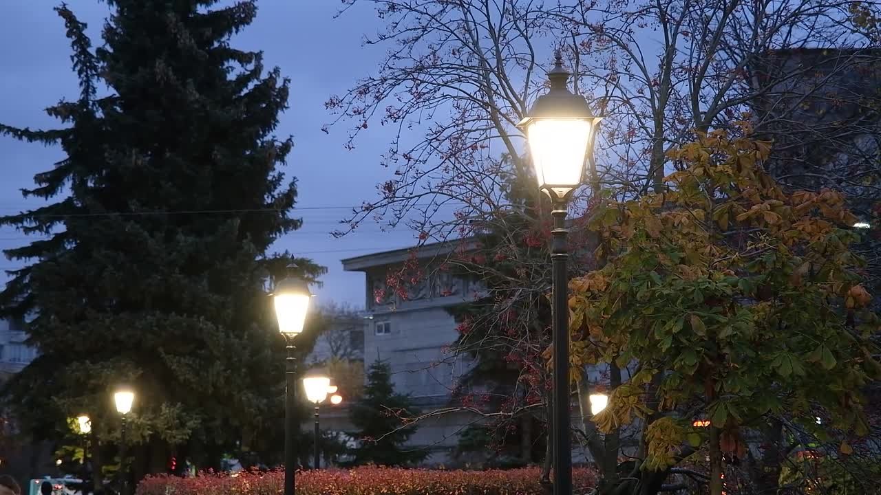 Сквер Тараса Шевченко на Петроградской стороне украсили чугунными фонарями