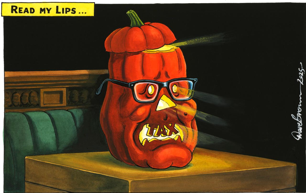 «Читайте по губам». Газета The Independent увидела что-то «хеллоуинское» в том, что Стармер допустил повышение налогов (от чего лейбористы очень долго отбивались)