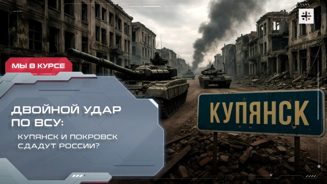 — СМОТРЕТЬ. Двойной удар по ВСУ: Купянск и Покровск сдадут России? Зеленский отступать не разрешает – города нужны для политического шантажа