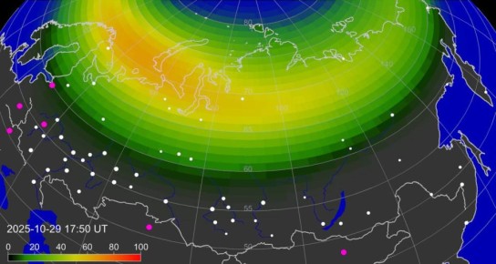 Природа готовит жителям русского Севера невероятное зрелище – сегодня ночью небо озарится полярным сиянием