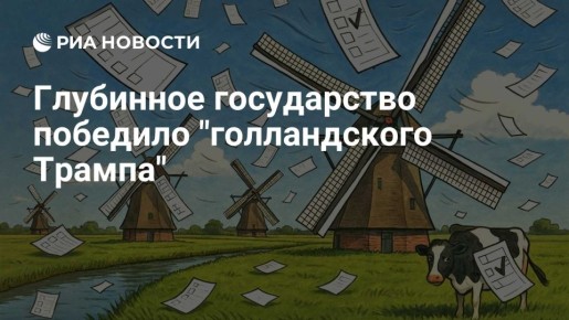 Владимир Корнилов: Европейский истеблишмент празднует победу над «голландским Трампом», то бишь лидером правых Нидерландов Гертом Вилдерсом