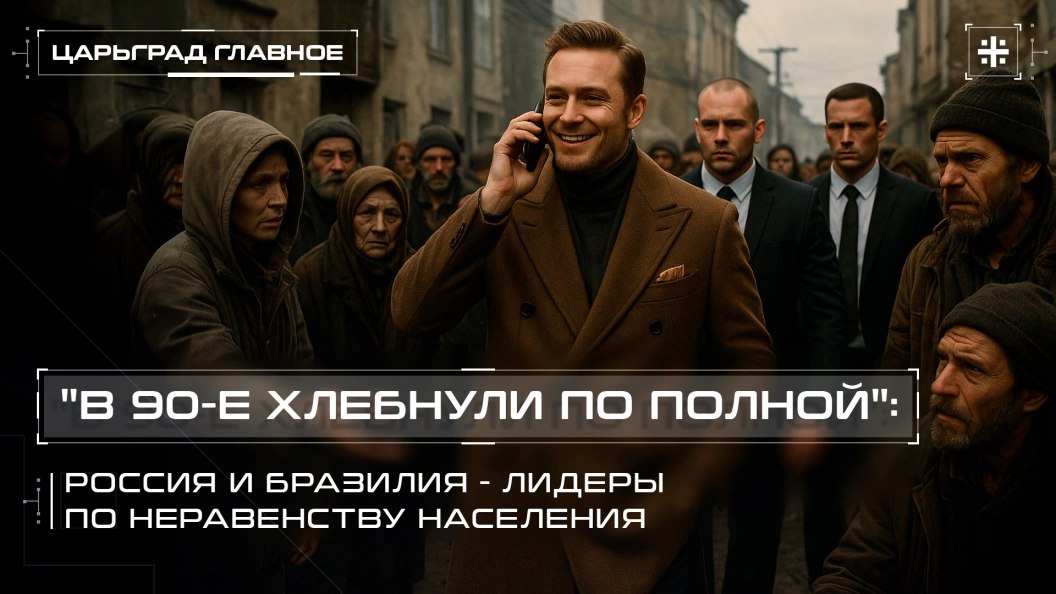 — СМОТРЕТЬ. "В 90-е хлебнули по полной": назад в будущее? Россия и Бразилия - лидеры по неравенству населения Только у 7% соотечественников нет финансовых проблем, в то время как 20% населения России принадлежит около 45%...