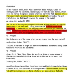 Юрий Подоляка: Индия не собирается отказываться от российской нефти