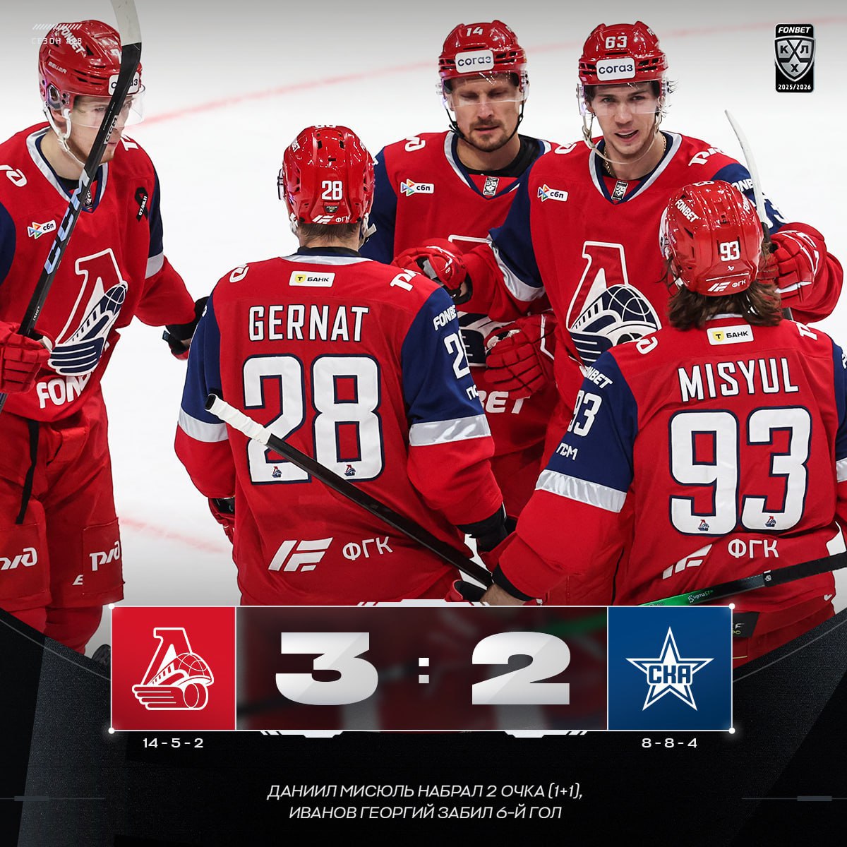 «Локомотив» третий раз в сезоне КХЛ обыграл СКА