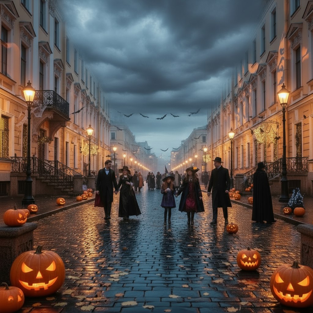 Как Петербург отмечает Хэллоуин? По данным соцопросов, в последние годы праздник в ночь на 1 ноября теряет популярность в России