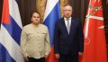 Губернатор Александр Беглов встретился сегодня в Смольном с губернатором провинции Гавана Республики Куба Янет Эрнандес Перес, которая принимает участие в Международном муниципальном форуме БРИКС