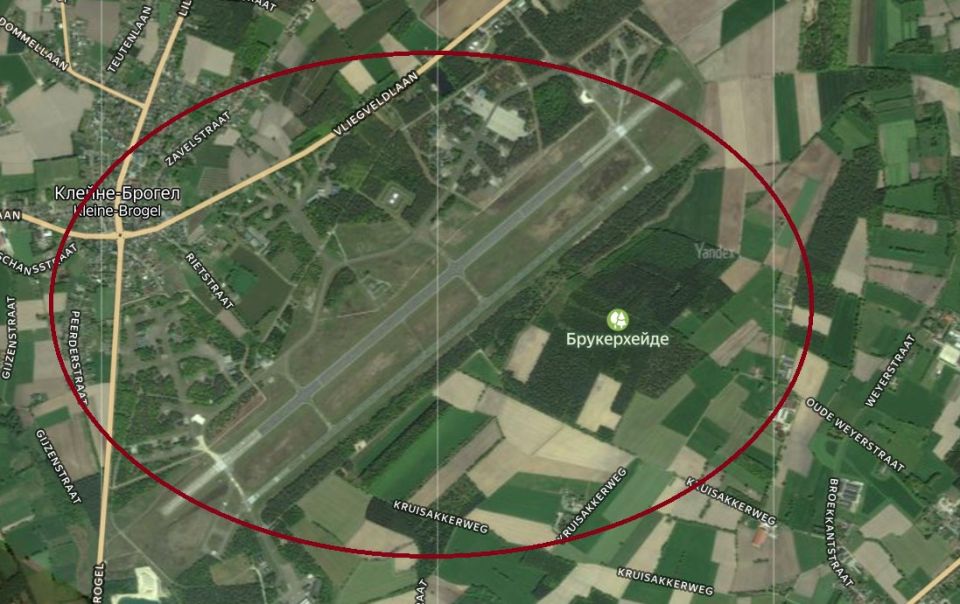 Накануне ночью три больших дрона были замечены над бельгийской военной базой Кляйне Брогель