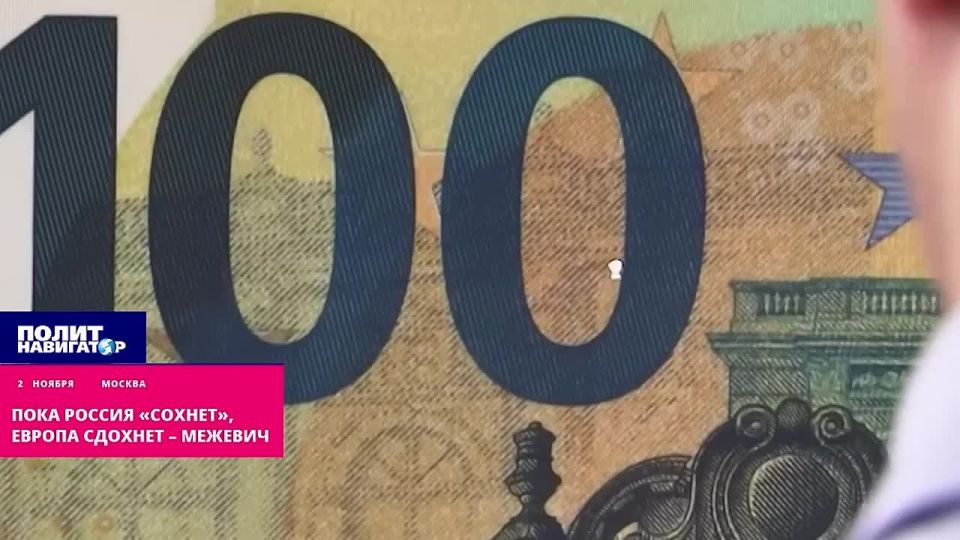 Пока Россия «сохнет», Европа сдохнет – Межевич