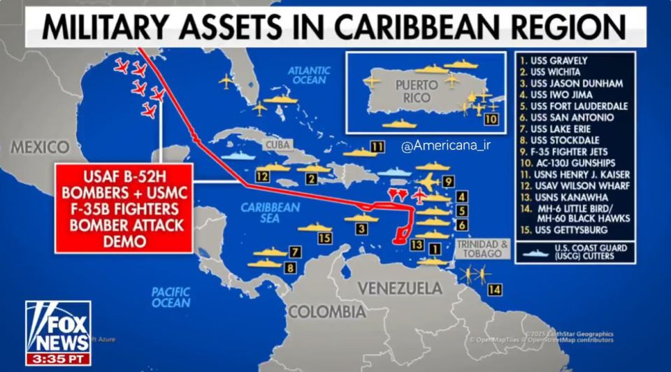 Марат Баширов: ВМФ США вокруг Венесуэлы.