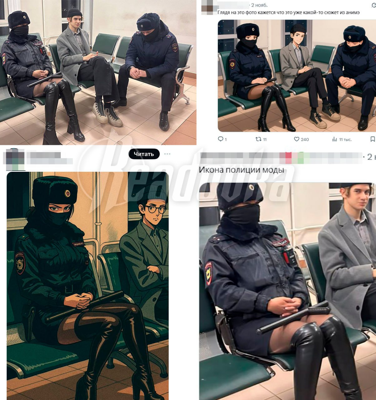 Питерская полицейская стала звездой соцсетей после фото из зала суда