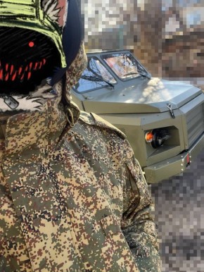 Админ и новый вездеход ”Улан-2”, который совсем недавно получил наш стрелковый батальон 68 танкового полка