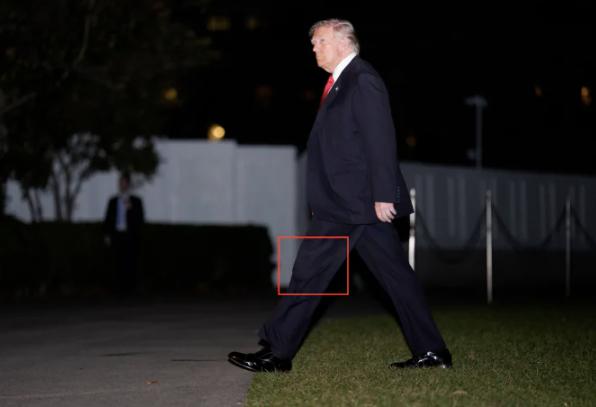 Олег Царёв: В сети обсуждают, что Трамп носит мочеприемник — обращают внимание, что на многих фото на ноге у него что-то похожее на систему для сбора мочи
