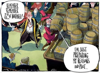 Владимир Корнилов: Сегодня - 420-летие Порохового заговора Гая Фокса, в ходе которого добрые католики чуть было не взорвали британский парламент с королевской семьей