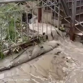 Топило «Девяткино» сегодня из трубы, питающей электродепо «Северное»