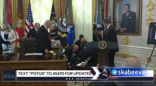 Первая жертва шатдауна.. Исполнительный директор компании Novo Nordisk Гордон Финдлей упал в обморок в кабинете Трампа