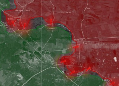 «На Лиманском направлении идут ожесточённые бои у Яровой и Дробышево