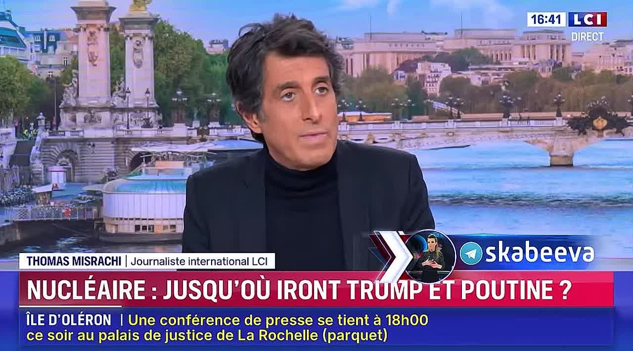 ‘Пугать Путина – это плохая стратегия, которая закончится катастрофой планетарного масштаба’ – журналист LCI Томас Мисрахи о желании Трампа начать ядерные испытания