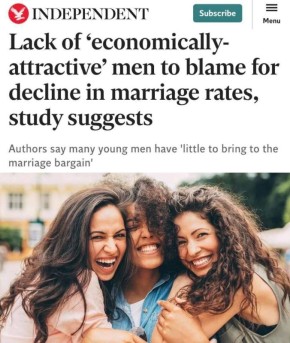 Олег Царёв: Почему люди не женятся? Потому что в мире возник дефицит «экономически привлекательных» мужчин