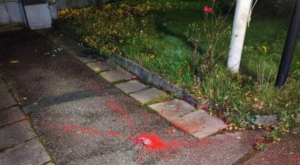 Здание Торгового представительства России в Стокгольме вновь подверглось акту вандализма