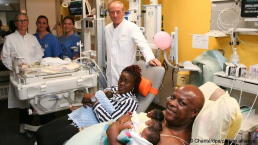 Сергей Мардан: Пятерняшки появились на свет в берлинской клинике "Шарите"