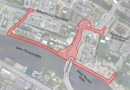 На правом берегу Малой Невы проектируют новую трассу протяженностью 2 км. Объявлен поиск подрядчика для разработки проекта планировки дороги с количеством полос от 2 до 4 и подключением к мосту Бетанкура